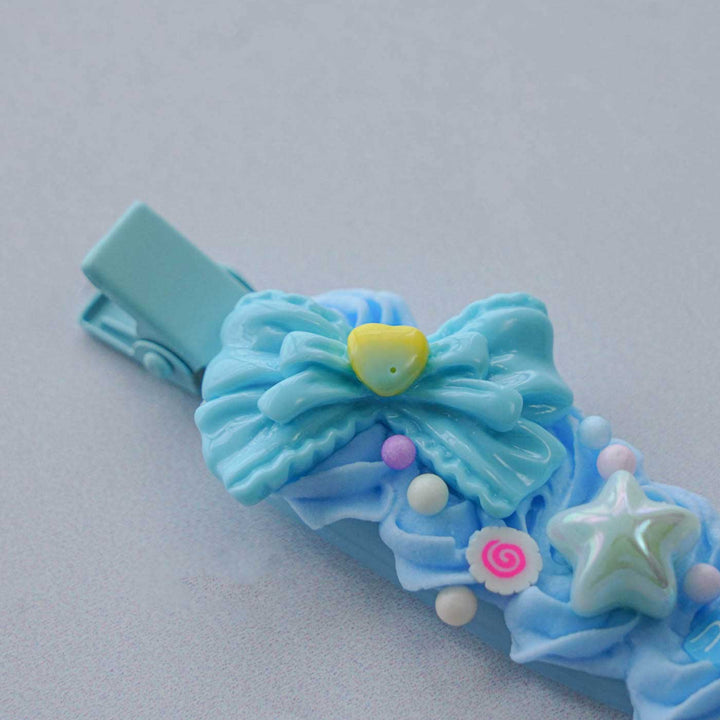 Trendy Decorative Hair Clips With Cute Character Details | Set of 2