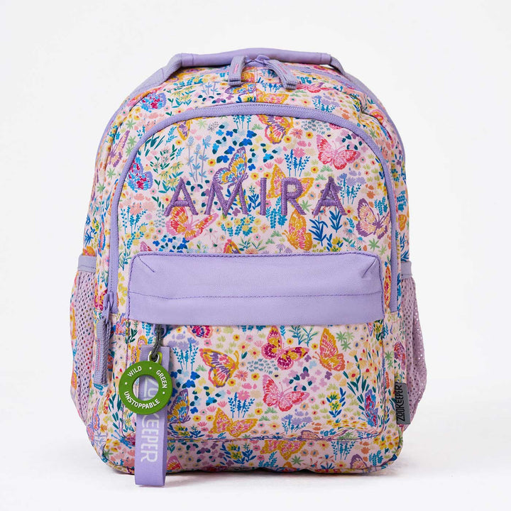 Butterfly Theme Water-Resistant Kids Everyday Backpack