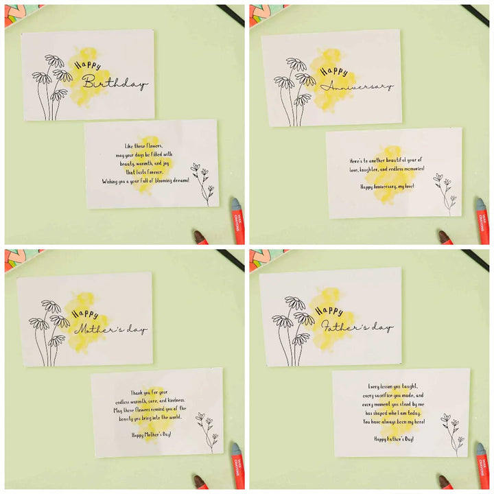 Handmade Crochet Pretty In Pink Flower Bouquet With Lights | Includes Photo & Greeting Card