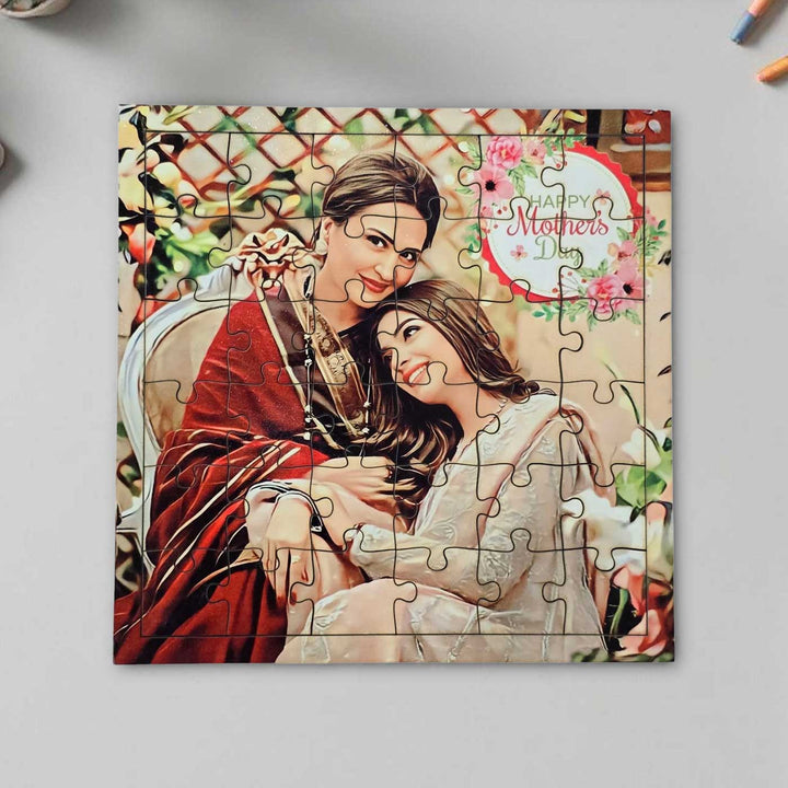 Photo Personalized "Happy Mother's Day" MDF Wood Puzzle