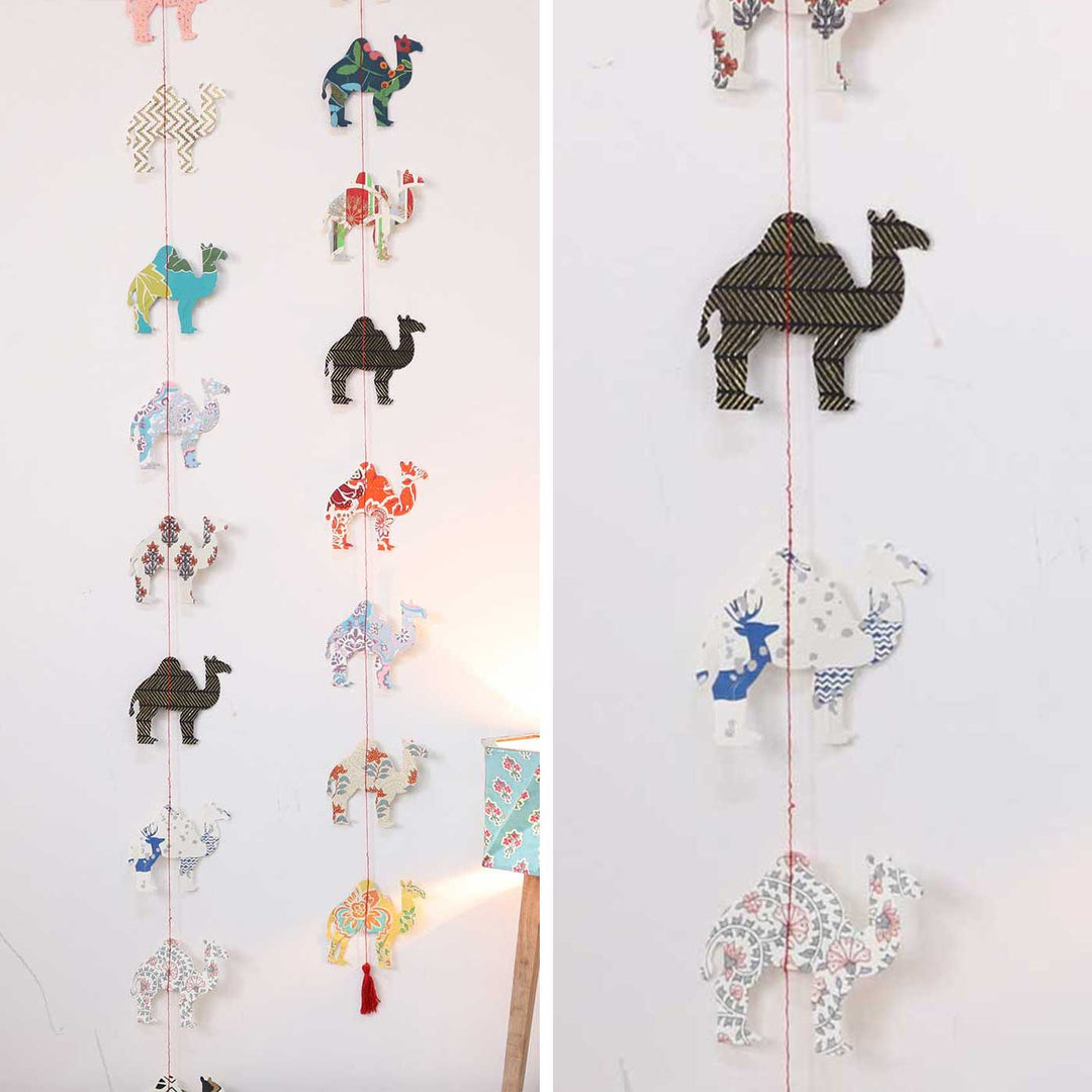 Handmade Camel Design Paper Hanging
