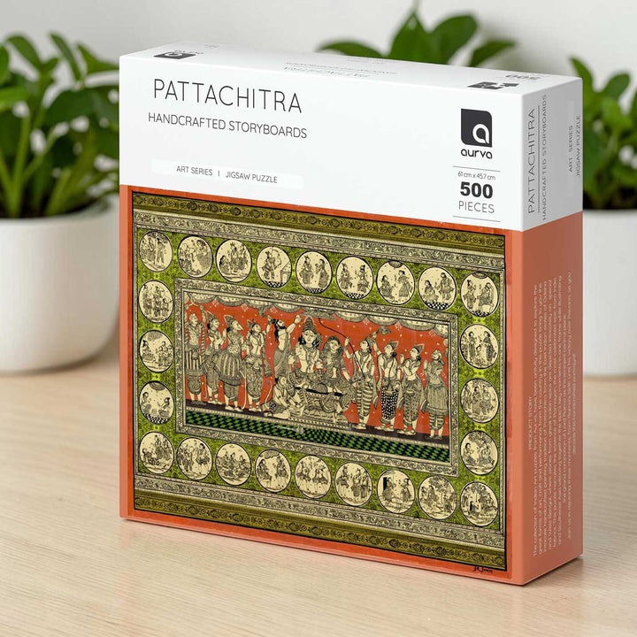 Pattachitra | Handcrafted Storyboards Art & Architecture Puzzle | 500 Pieces
