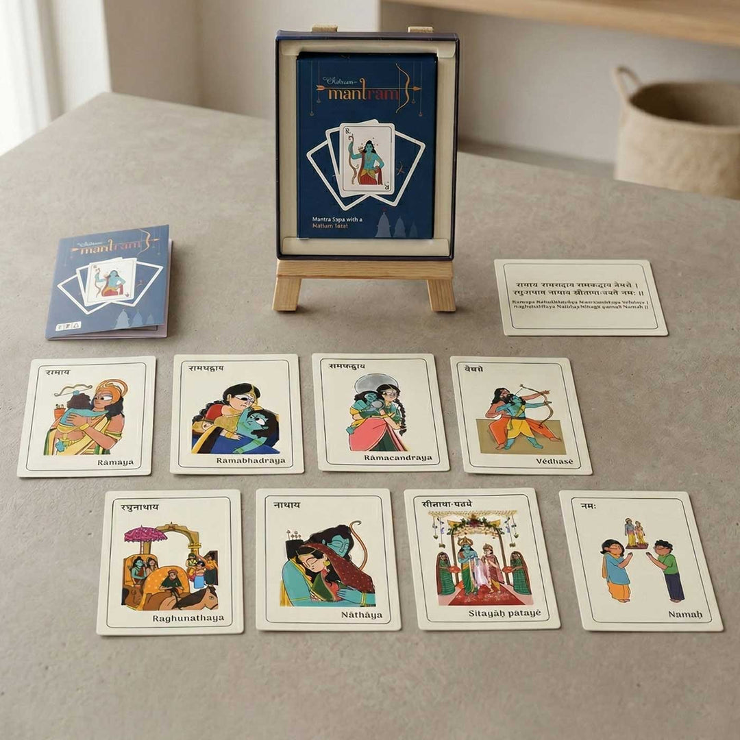 Mantram | Mantra Chanting Card Game for Kids | Focus & Memory Play | 7+ Years