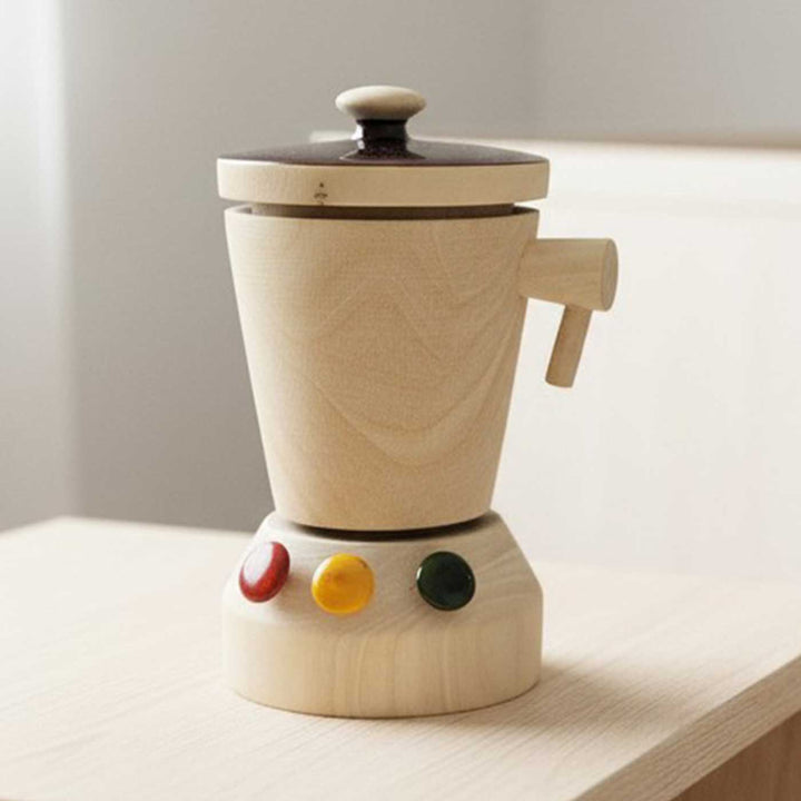 Wooden Mini Mixer Grinder | Handmade Etikopakka Kitchen Play Toy | 3–8 Years