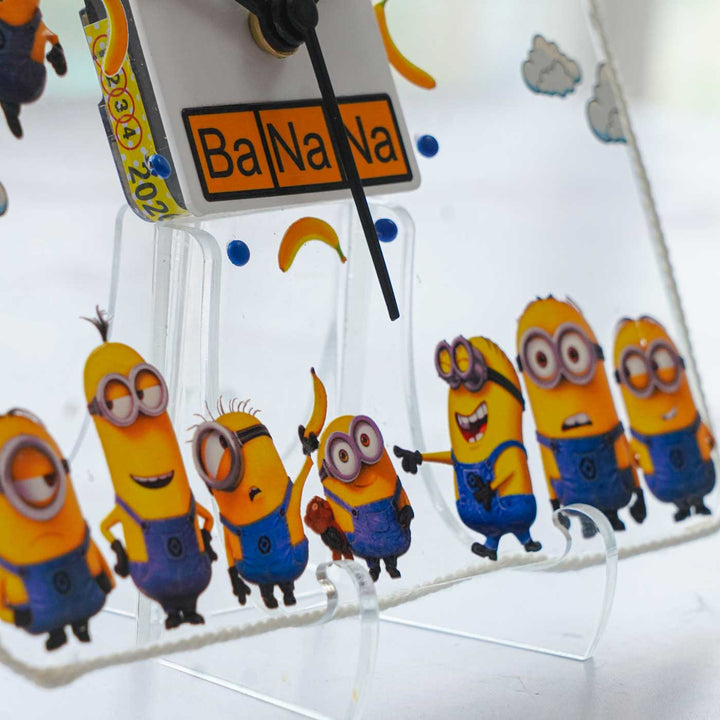 Adorable Acrylic Theme Wall Clock For Kids Room Decor