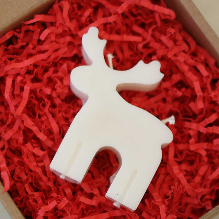 2 Pc | Handmade Reindeer Soy Wax Candles