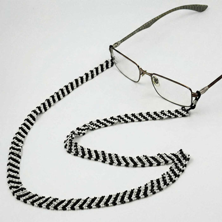 Handmade Beaded Chandani Lehariya Spectacle / Eye Glass Chain