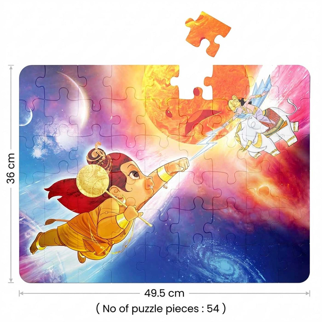 Hanuman | The Invincible Mythology Puzzle | 54 Pieces