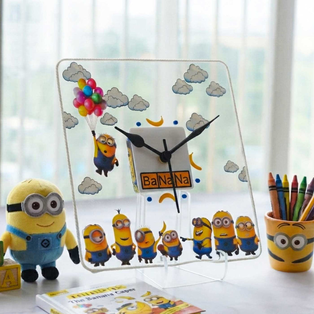 Adorable Acrylic Theme Wall Clock For Kids Room Decor