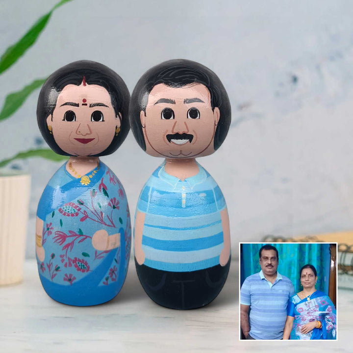 Photo Personalized Wooden Peggy Doll