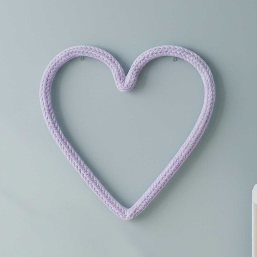 Handmade Knitted Wire Heart Hanging