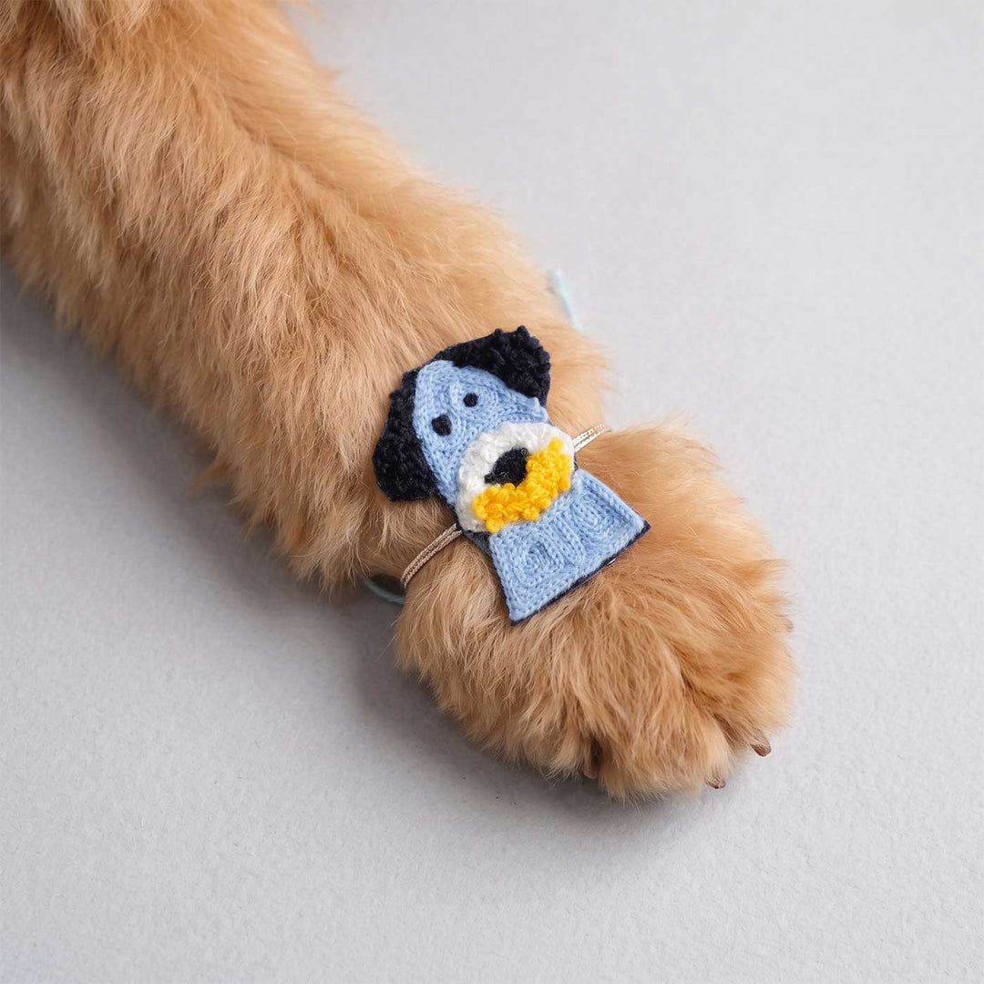 Handmade Thread Embroidered "Beagle Dog" Reusable Rakhi Magnet For Brother