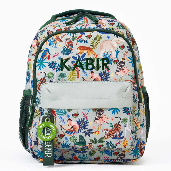 A Canopy In Kanha Theme Water-Resistant Kids Everyday Backpack