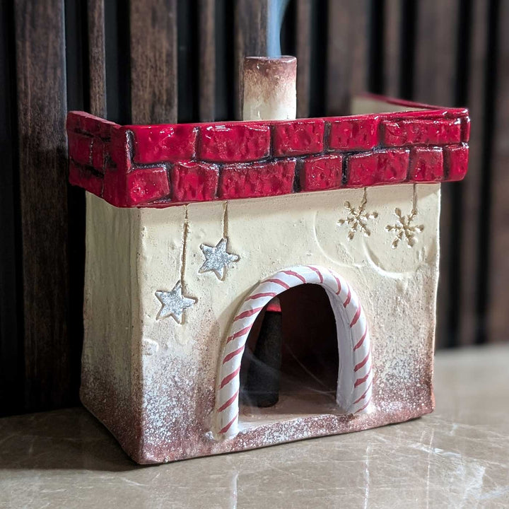 Handmade Christmas Chimney Incense Cone Holder