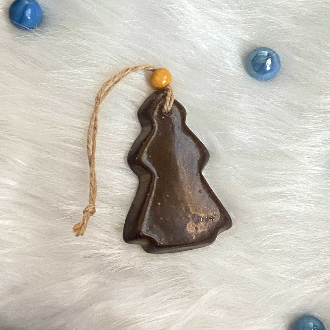 Handmade Midnight Whimsy Ceramic Ornament For Christmas Tree Decoration