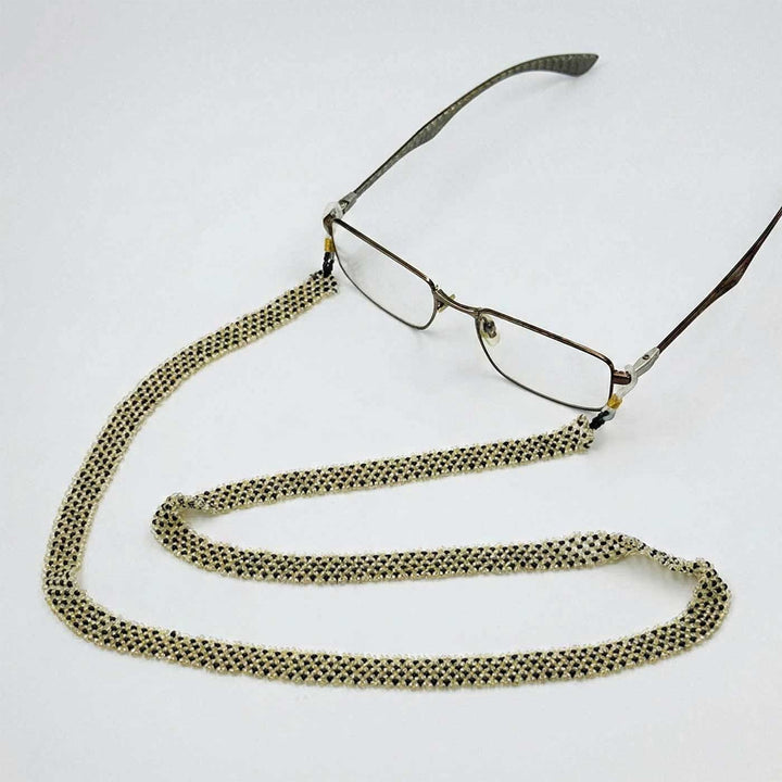 Handmade Beaded Green Point Patti Spectacle / Eye Glass Chain