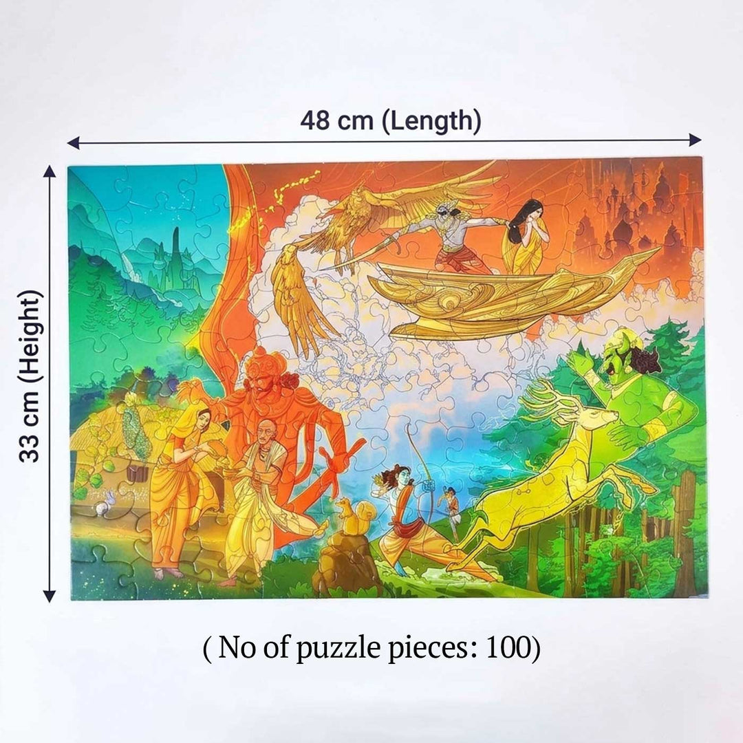Vanavas | The Ramayana Chronicles Mythology Puzzle | 100 Pieces
