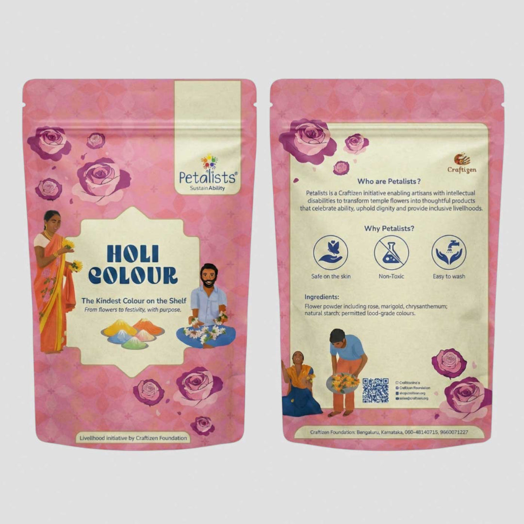 5 Pc | Eco-Friendly Organic Toxin-Free Holi Colours Gift Box