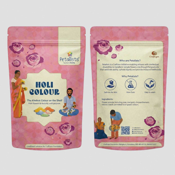 5 Pc | Eco-Friendly Organic Toxin-Free Holi Colours Gift Box