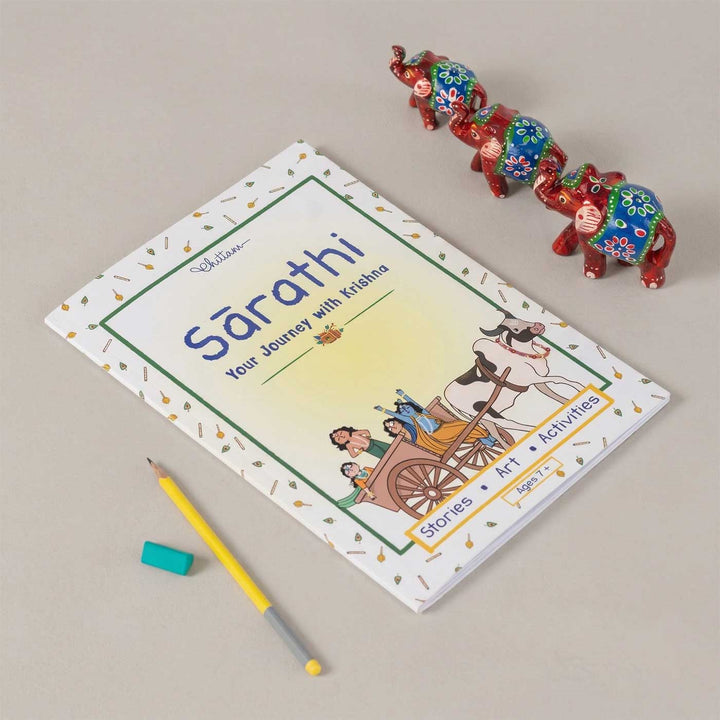 Sarathi | Krishna Activity Book for Kids | Stories, Puzzles & Learning | 7+ Years