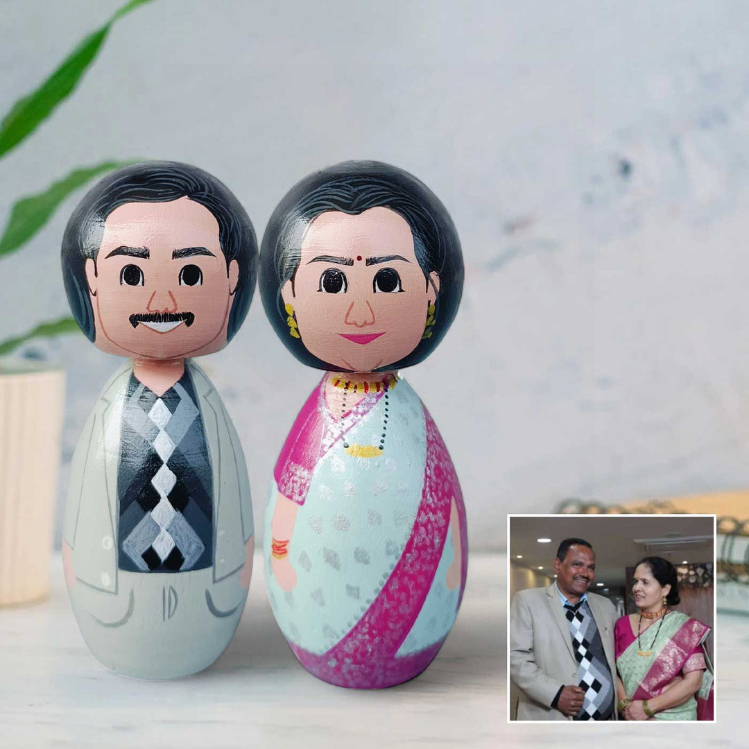 Photo Personalized Wooden Peggy Doll