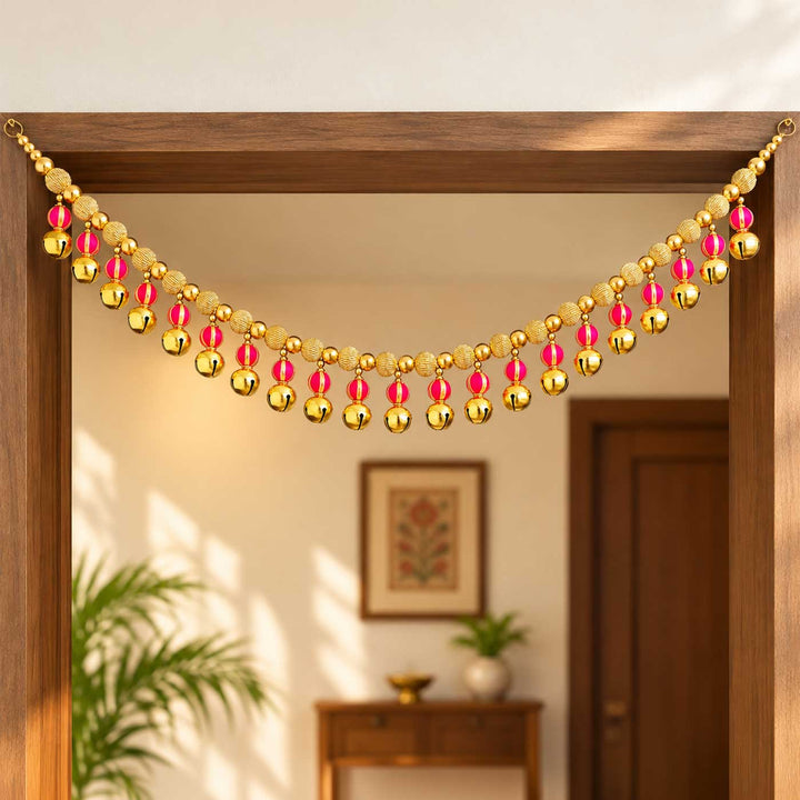 Handmade Moti & Ghungroo Toran For Festive Decor