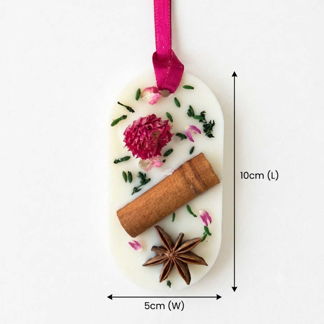 Handmade Bulgarian Rose Soy Wax & Beeswax Fragrance Bar For Wardrobes & Drawers