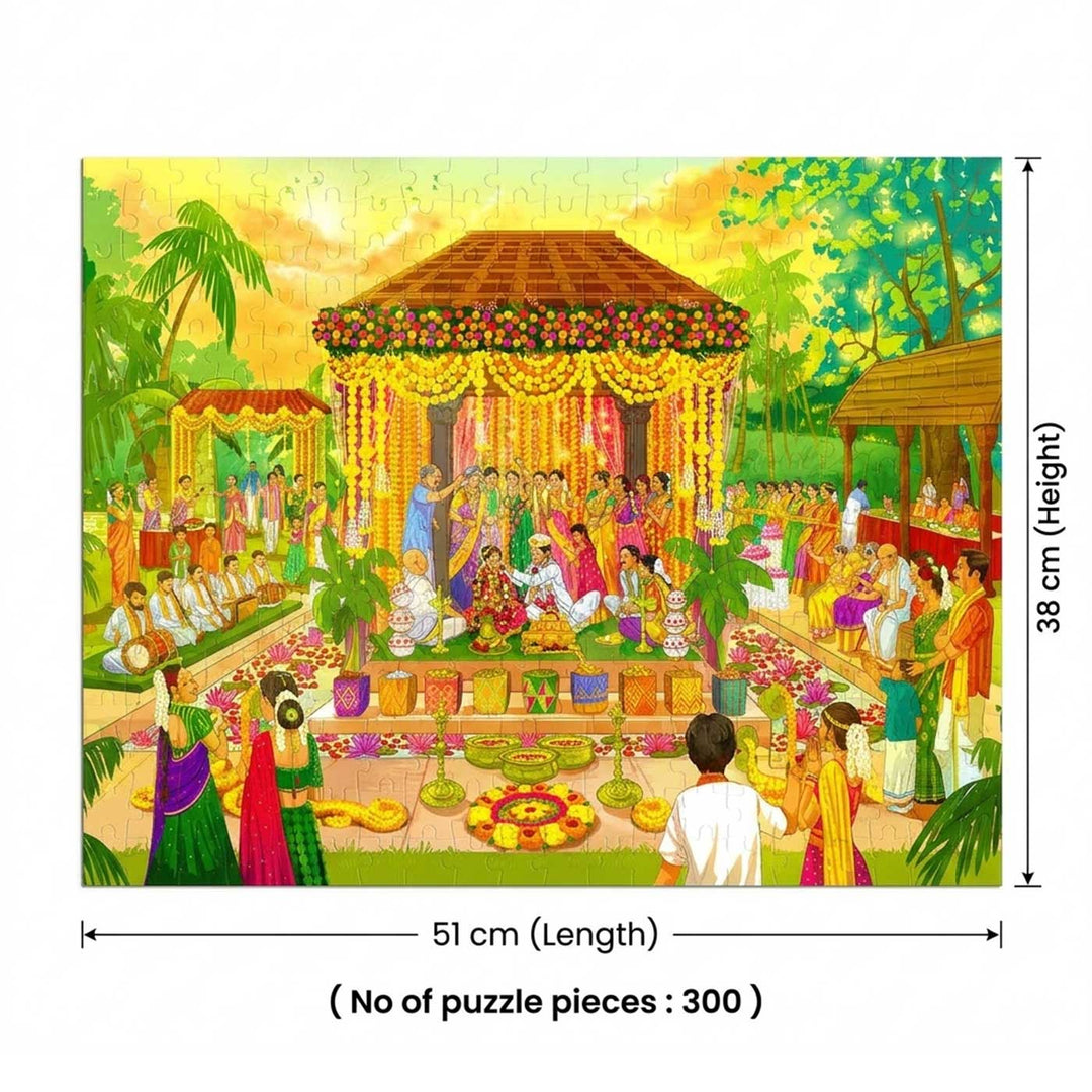Sacred Knot | South Indian Wedding Lifestyle Puzzle | 300 Pieces
