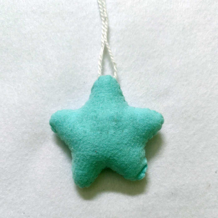 Personalized Handmade Felt Star Christmas Ornament