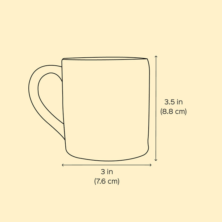 Photo Personalized Hand-Painted Couple Illustration Christmas Theme Terracotta Mug