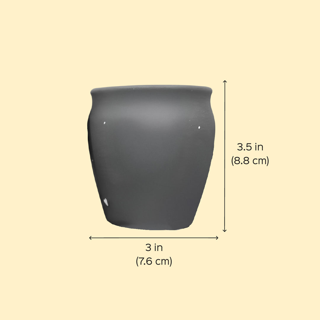 Photo Personalized Hand-Painted Christmas Theme Terracotta Mug