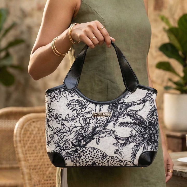 Ranthambore Machine Embroidered Bella Handbag