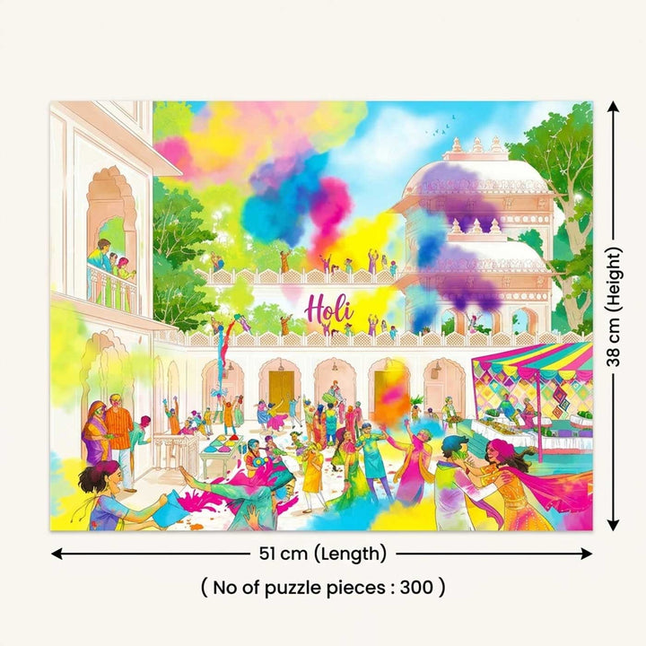 Holi | The Festival of Colours Culture Puzzle | 300 Pieces