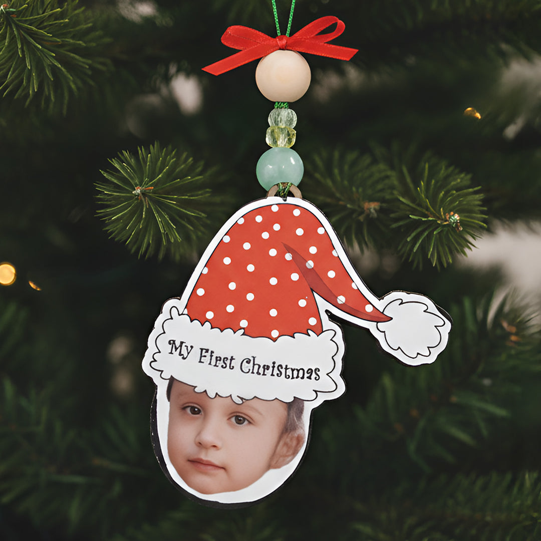 Photo Personalized My First Christmas MDF Wood Ornament For Tree Decoration