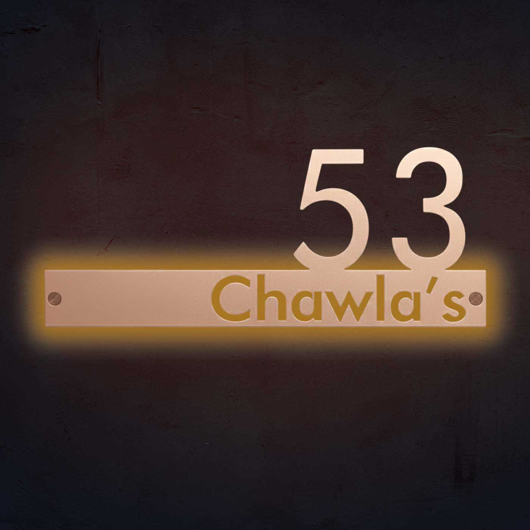 Personalized Waterproof Personalised Metal Name Plate