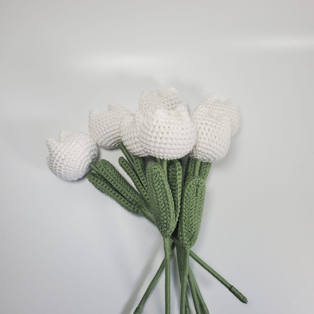 Handcrafted Crochet Tulip Flowers