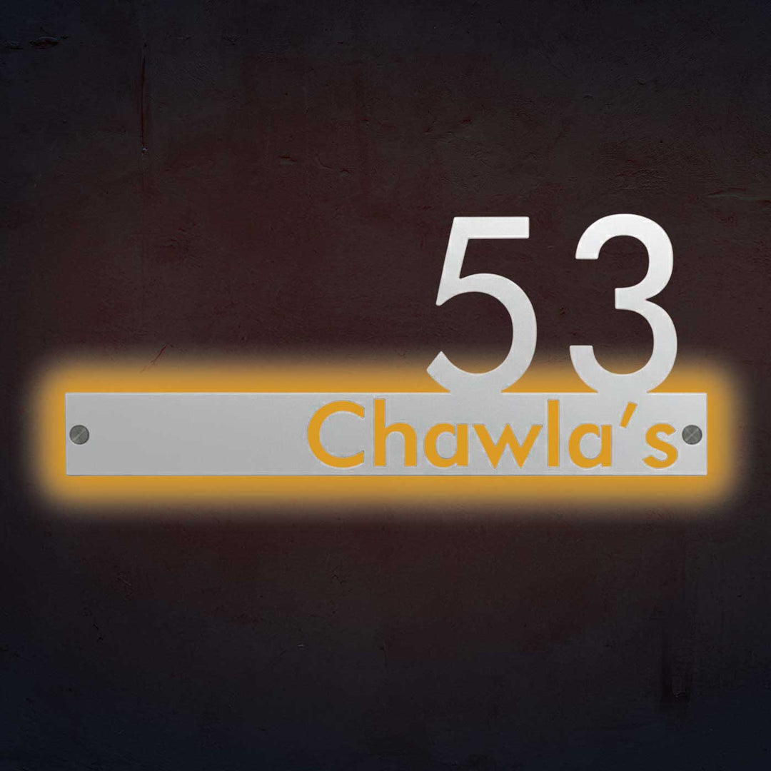 Personalized Waterproof Personalised Metal Name Plate