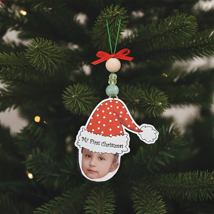 Photo Personalized My First Christmas MDF Wood Ornament For Tree Decoration
