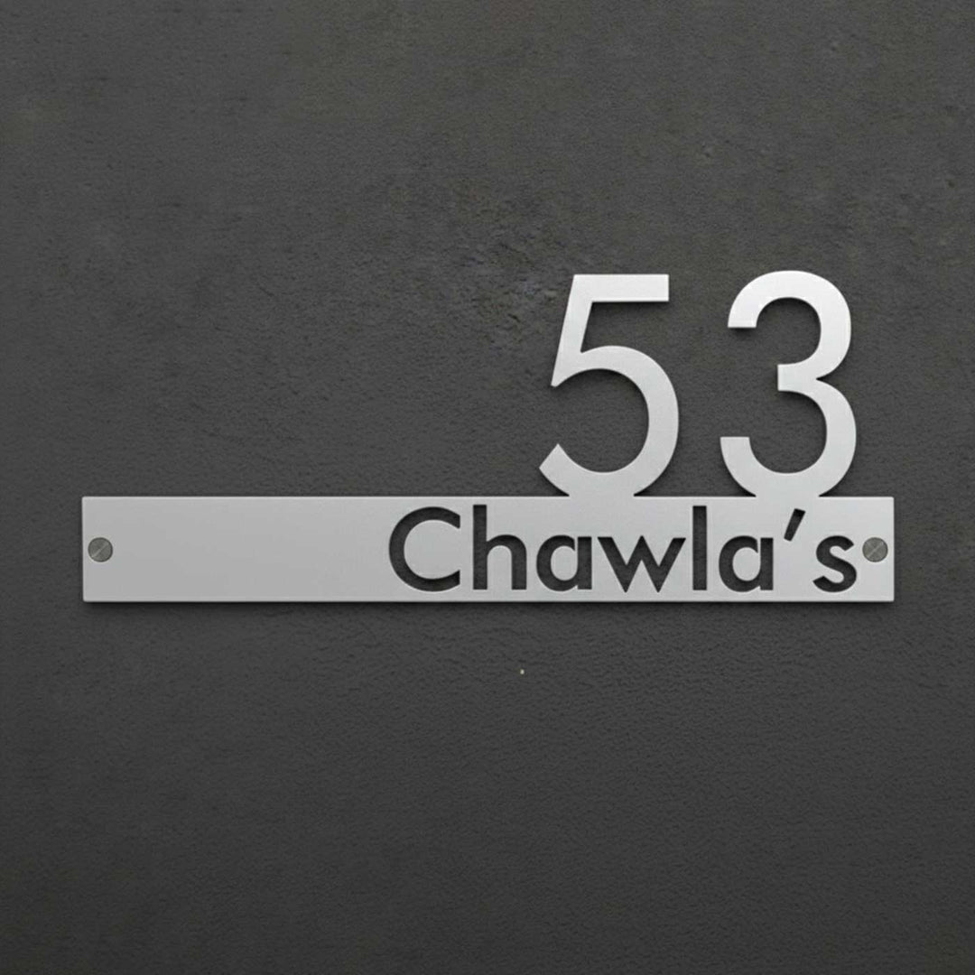 Personalized Waterproof Personalised Metal Name Plate