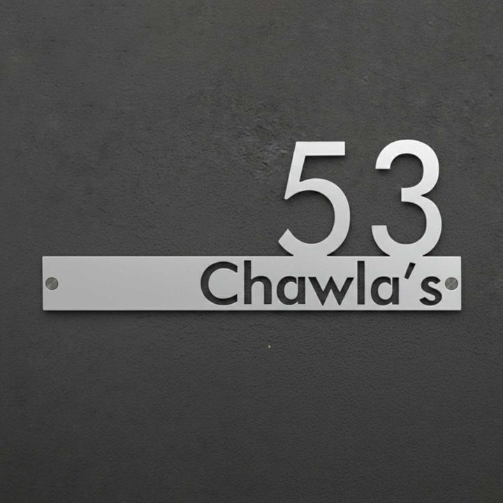 Personalized Waterproof Personalised Metal Name Plate