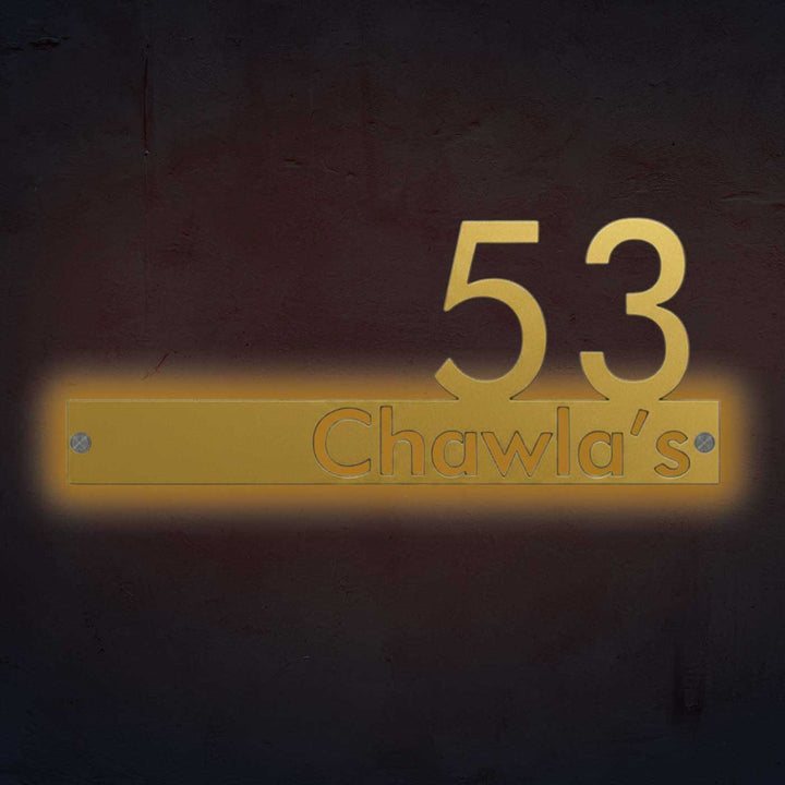 Personalized Waterproof Personalised Metal Name Plate