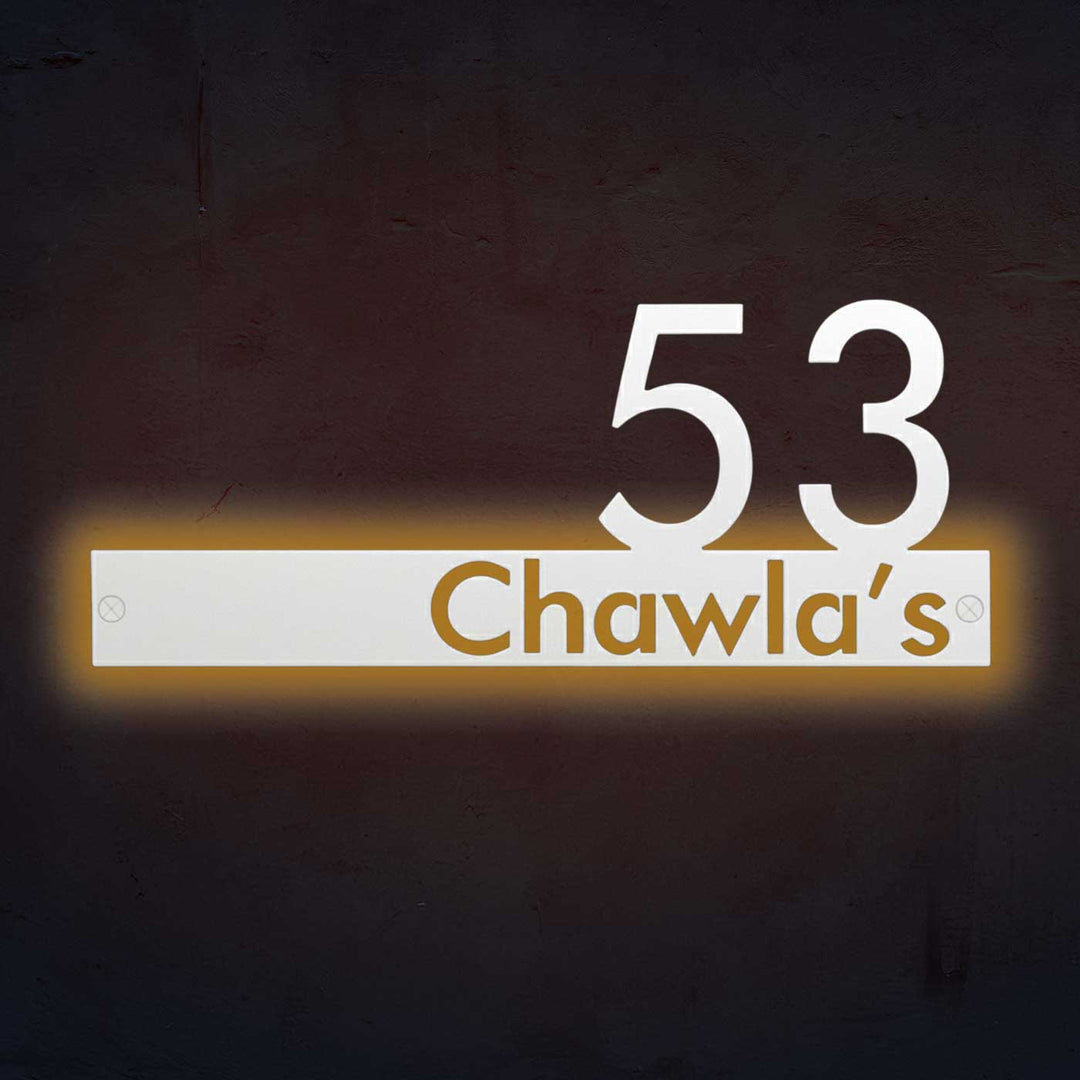 Personalized Waterproof Personalised Metal Name Plate