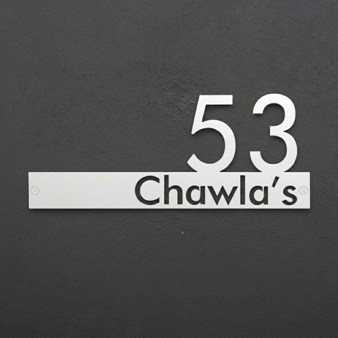 Personalized Waterproof Personalised Metal Name Plate