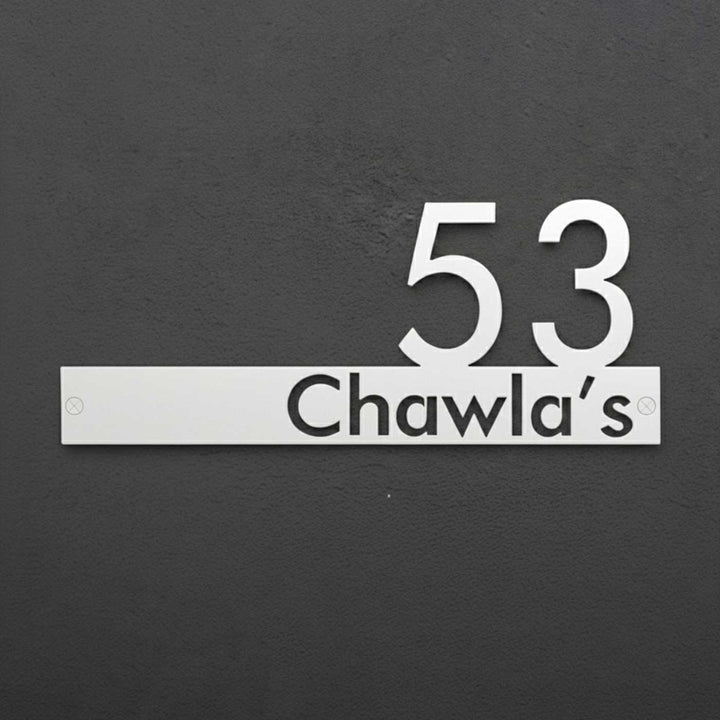 Personalized Waterproof Personalised Metal Name Plate