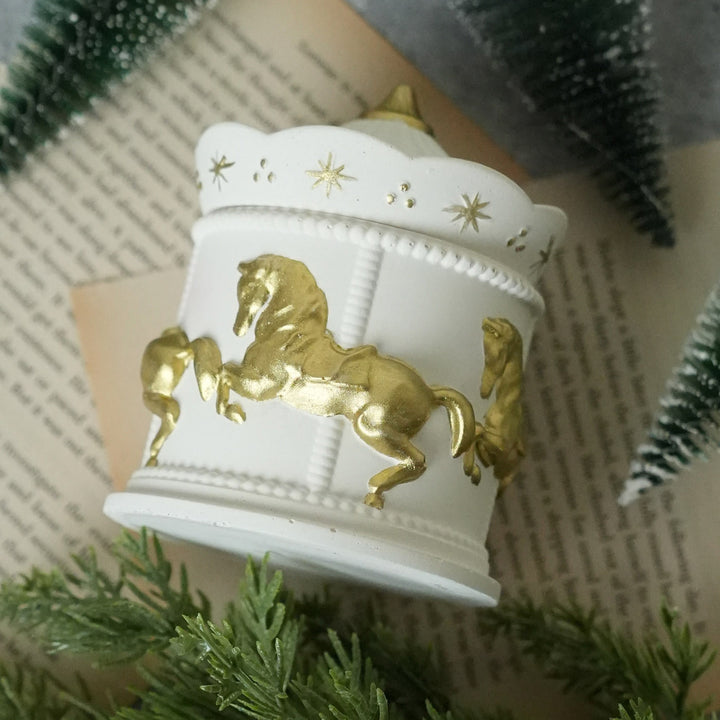 Handmade Soy Wax Carousel Jar Candle