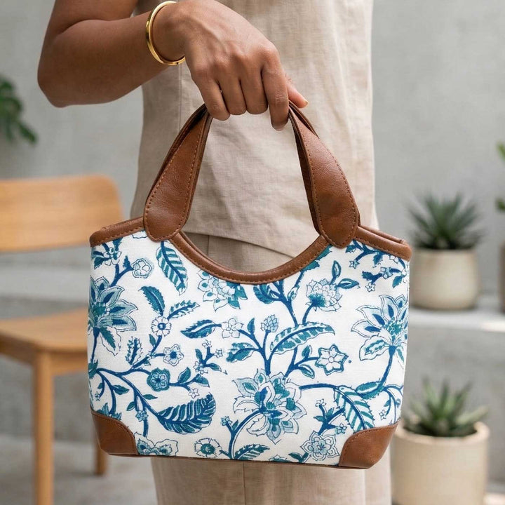 Badal Hand Block Printed Bella Handbag