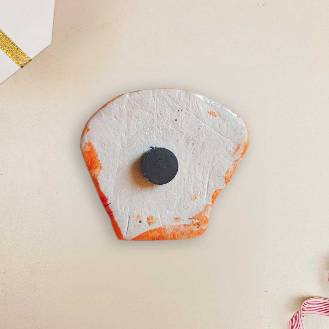 Cute Dog Photo Personalized Handpainted Clay Fridge Magnet