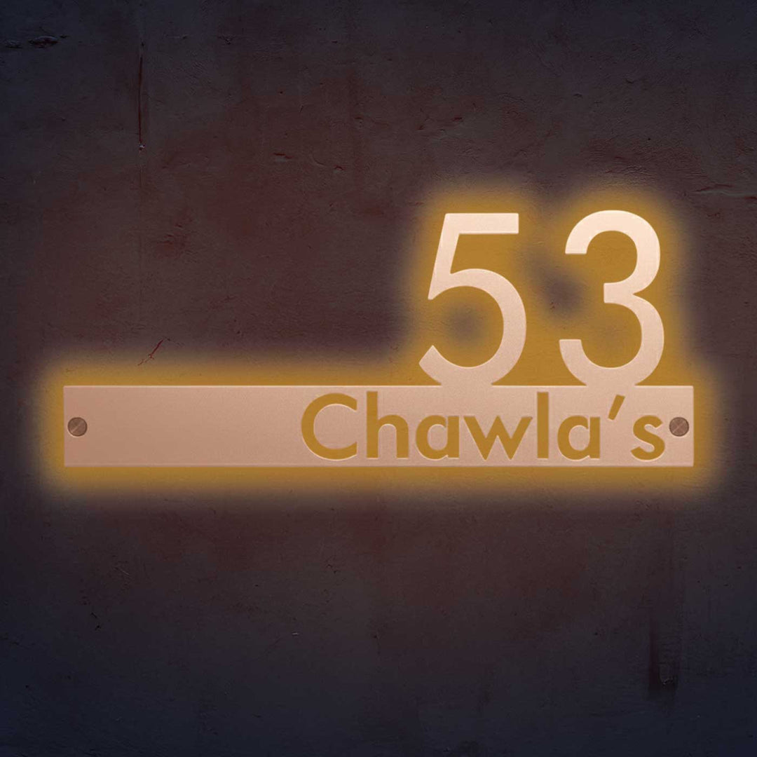 Personalized Waterproof Personalised Metal Name Plate