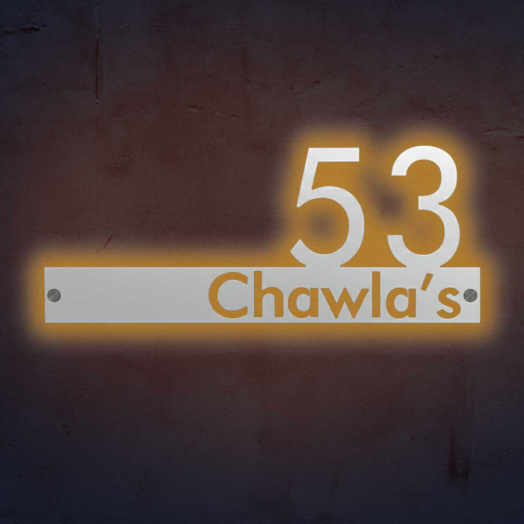 Personalized Waterproof Personalised Metal Name Plate