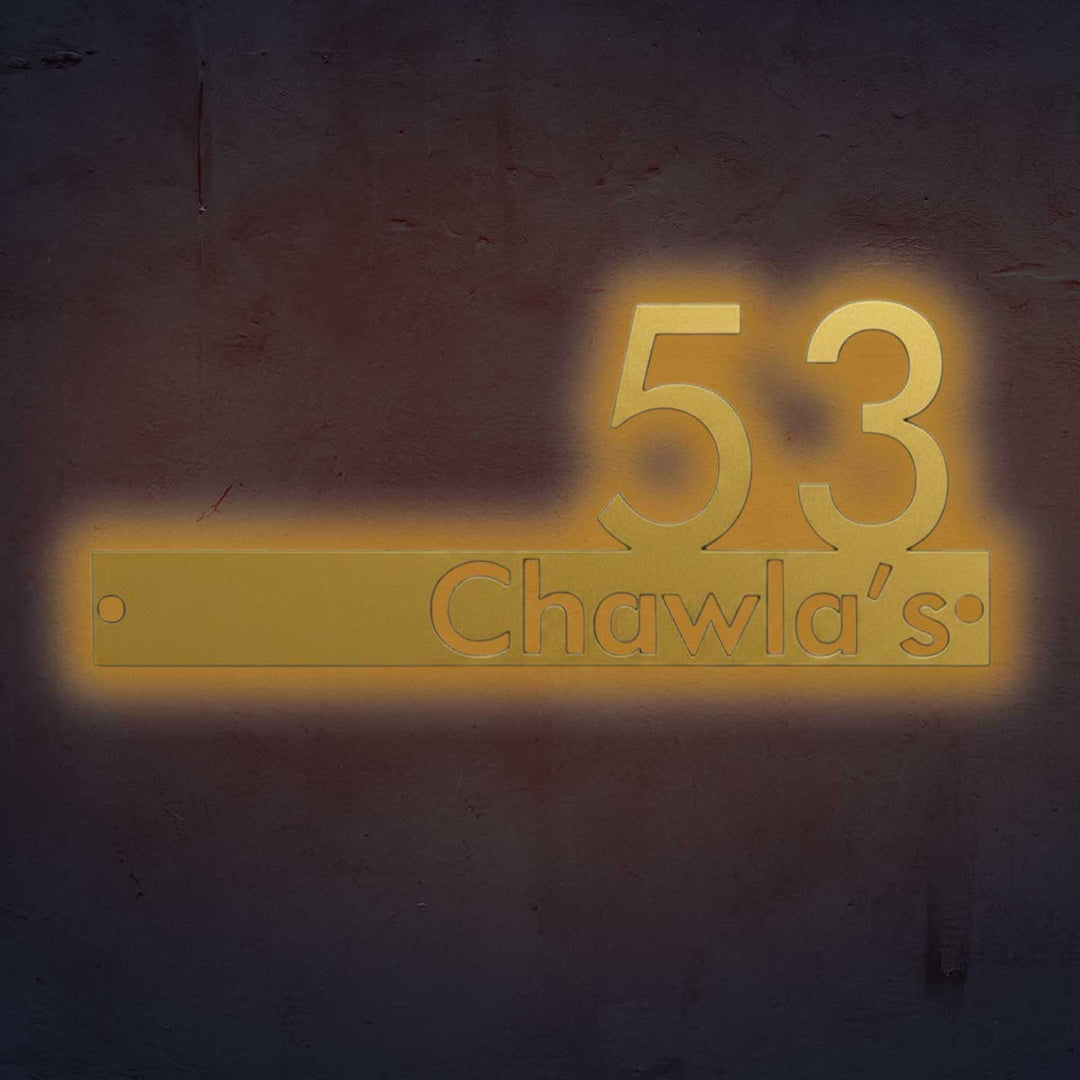 Personalized Waterproof Personalised Metal Name Plate